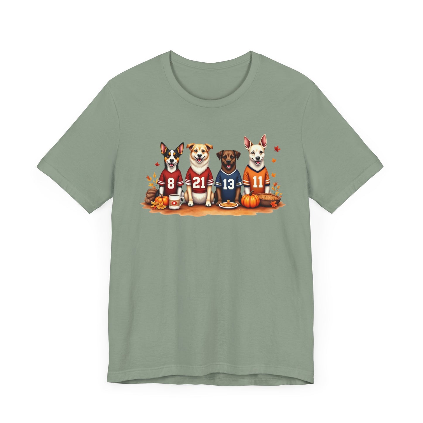 Dog Fall Football Tee -