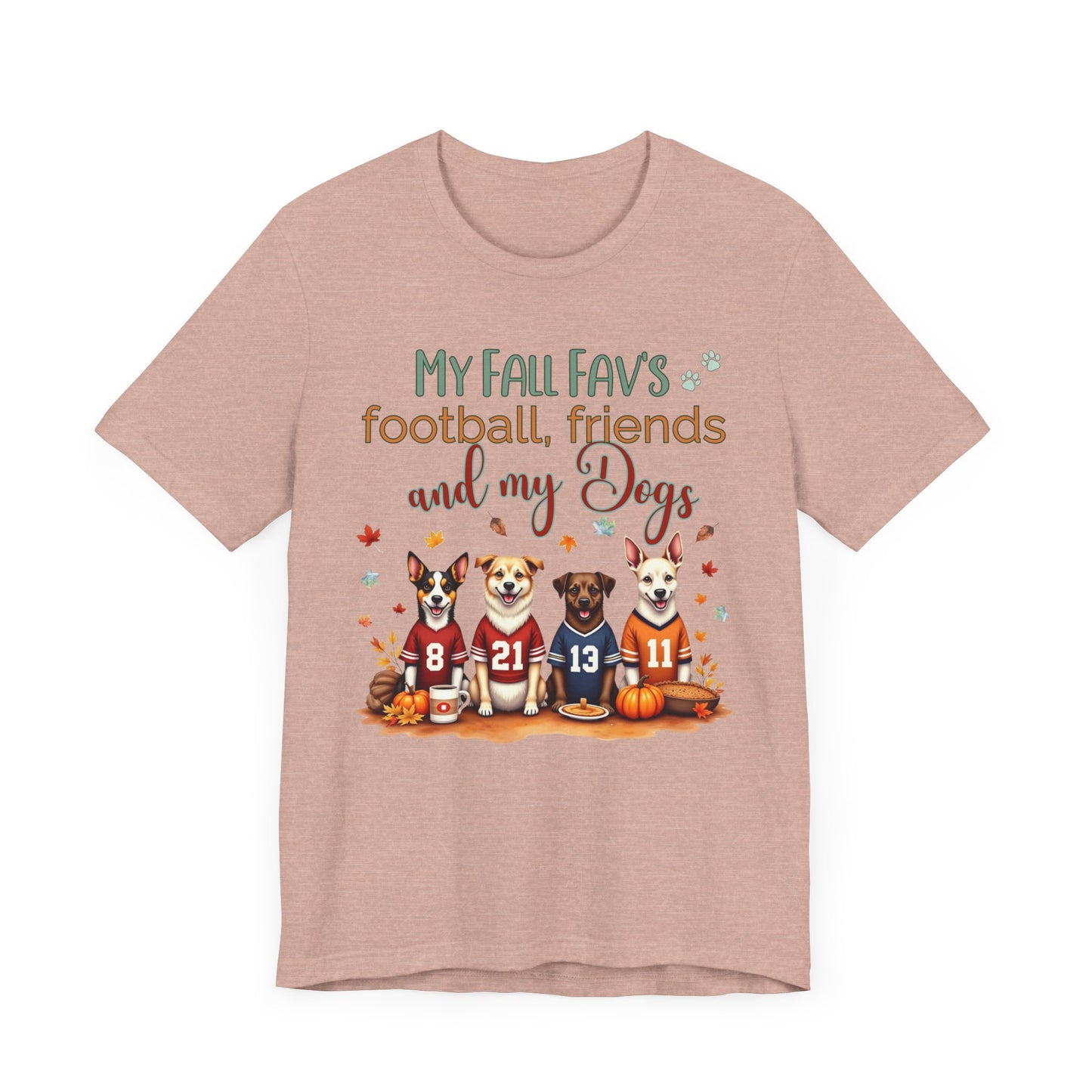 Dog Fall Football Tee -