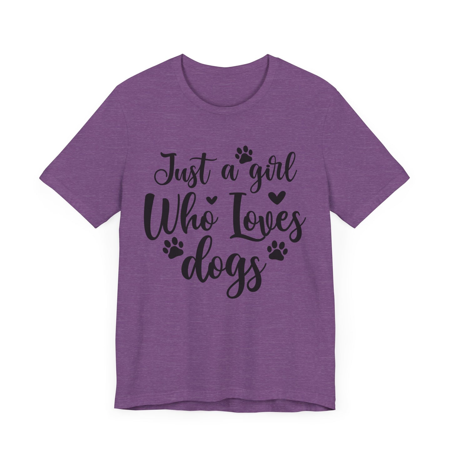 "Just a Girl Who Loves Dogs – Cute and Classic Dog Lover Design"