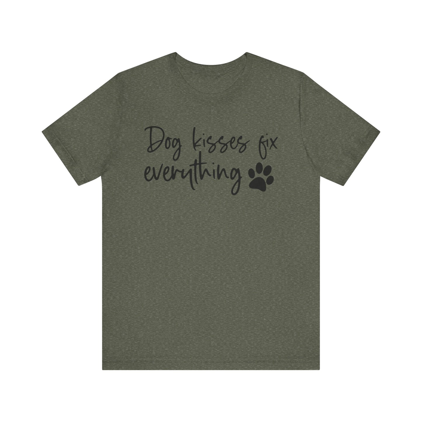 "Dog Kisses Fix Everything – Heartwarming Pet Lover Design"