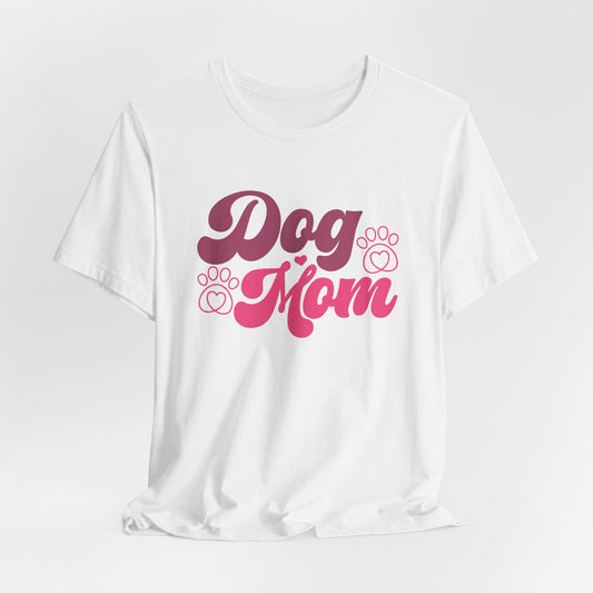 "Dog Mom – Bold and Stylish Paw Print Design"