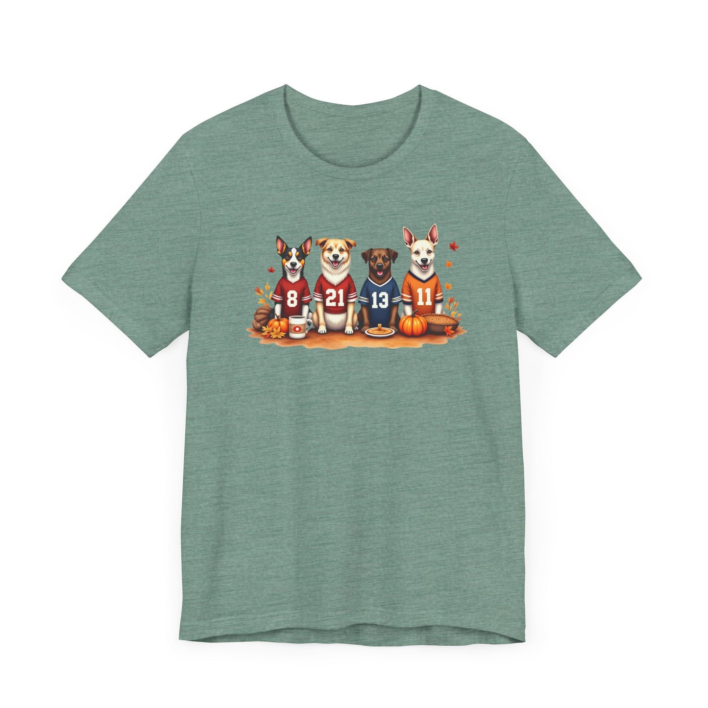 Dog Fall Football Tee -