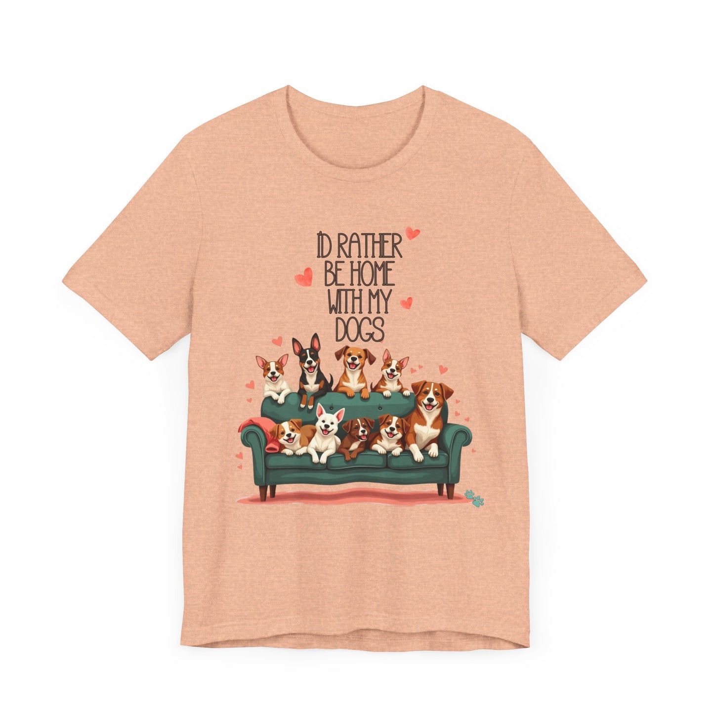 "I'd Rather Be Home with My Dogs – Cozy Dog Lover Design"