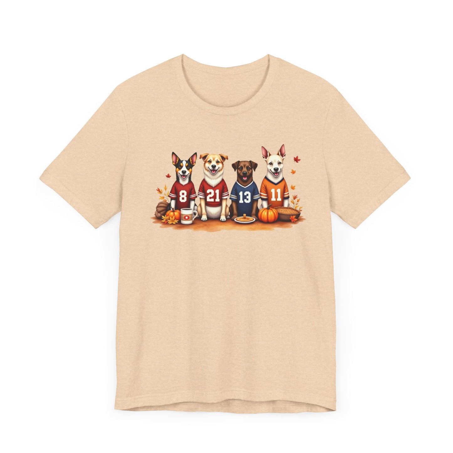 Dog Fall Football Tee -