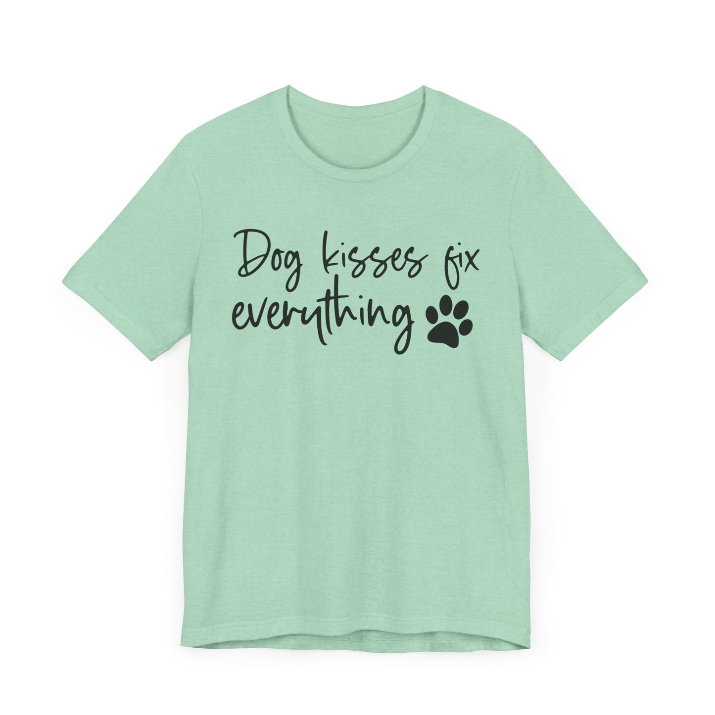 "Dog Kisses Fix Everything – Heartwarming Pet Lover Design"