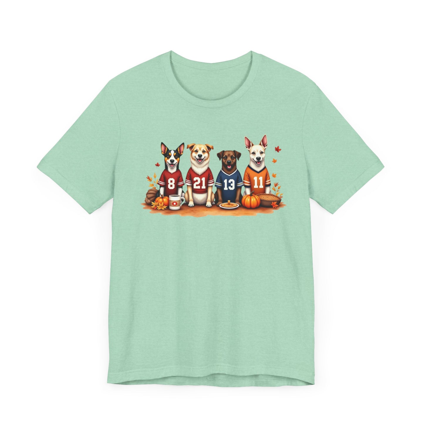 Dog Fall Football Tee -