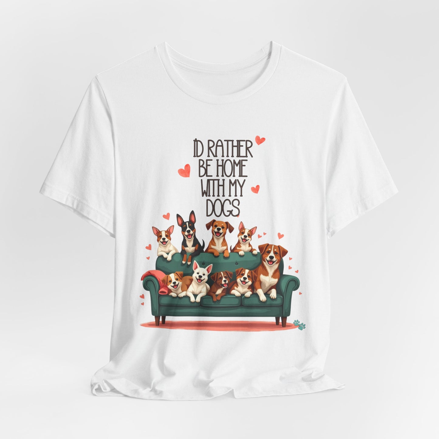 "I'd Rather Be Home with My Dogs – Cozy Dog Lover Design"