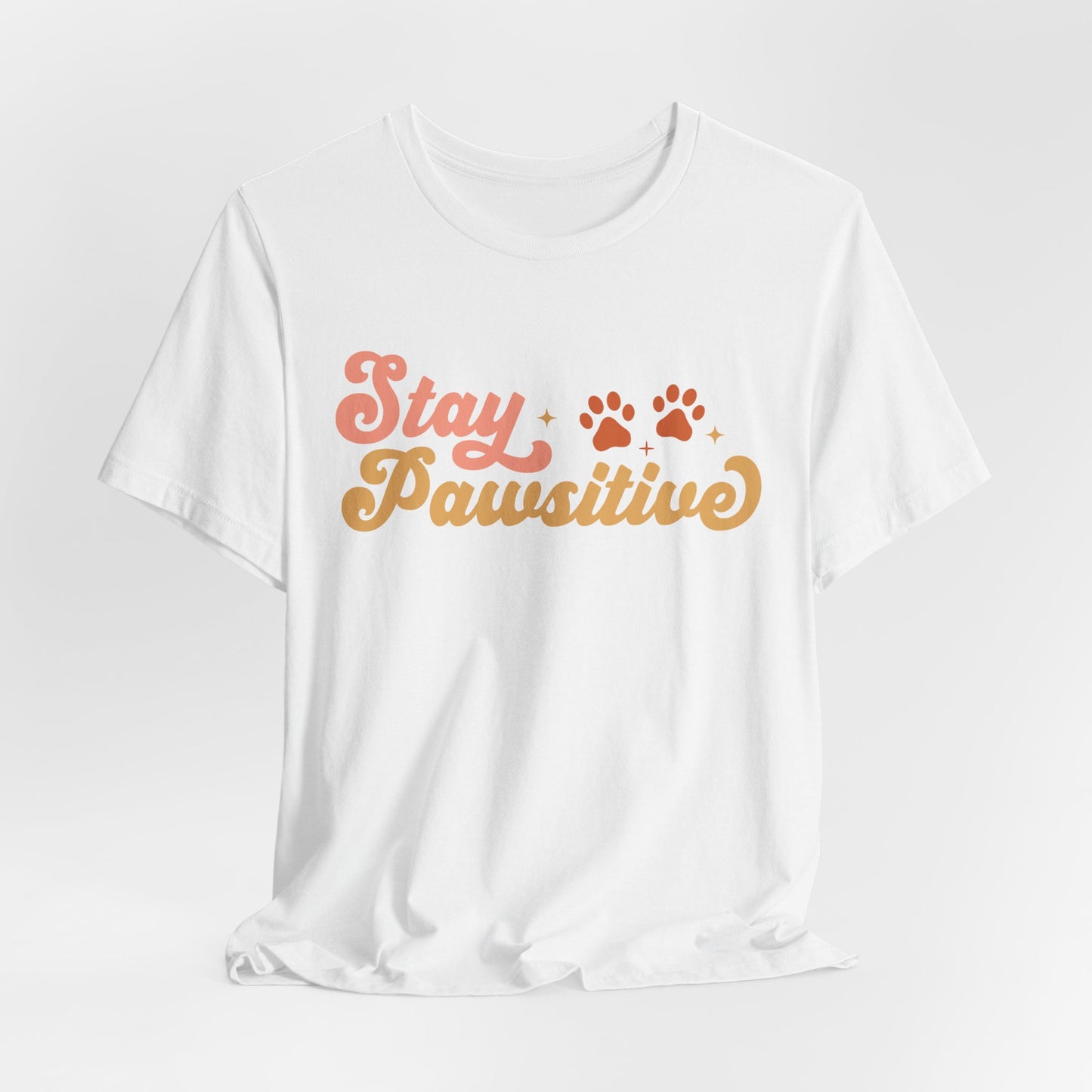 "Stay Pawsitive – Uplifting Dog Lover Design"