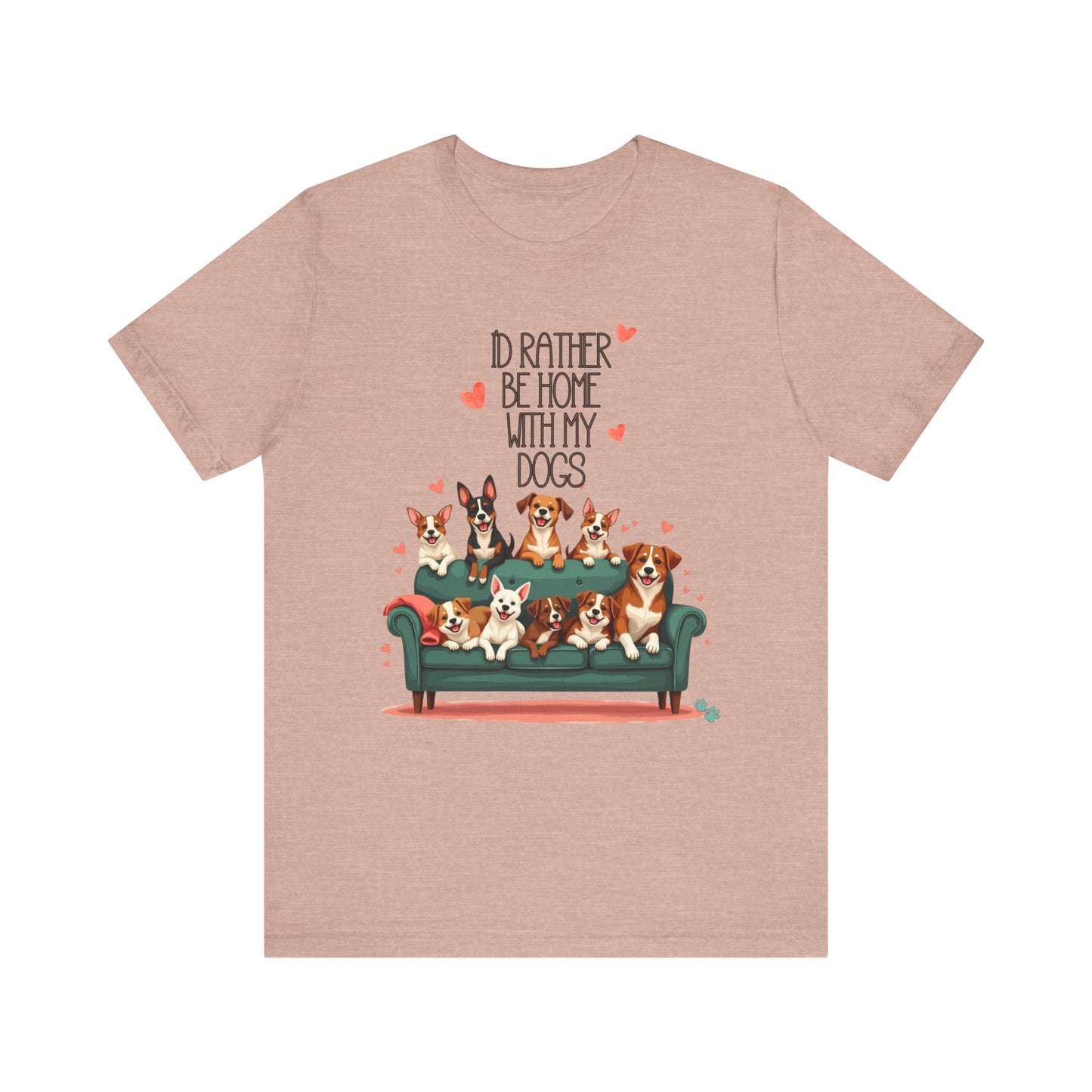 "I'd Rather Be Home with My Dogs – Cozy Dog Lover Design"