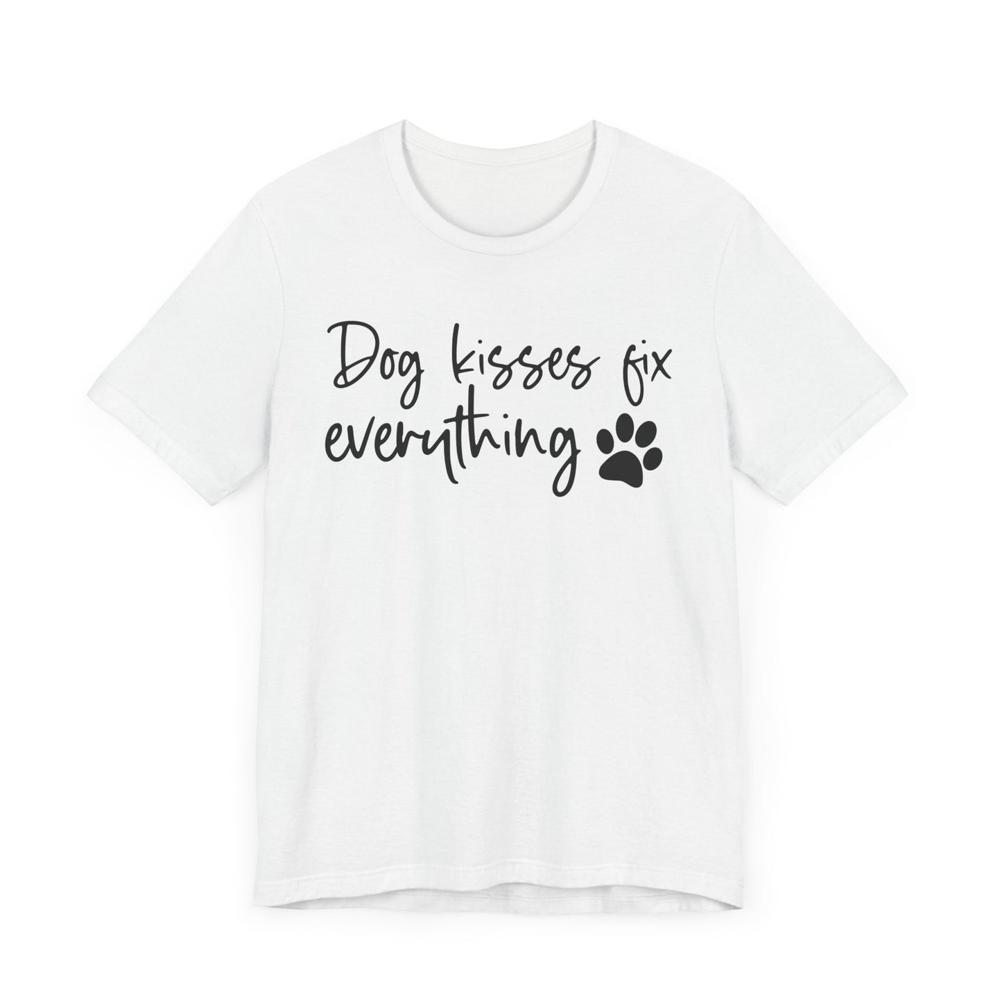 "Dog Kisses Fix Everything – Heartwarming Pet Lover Design"