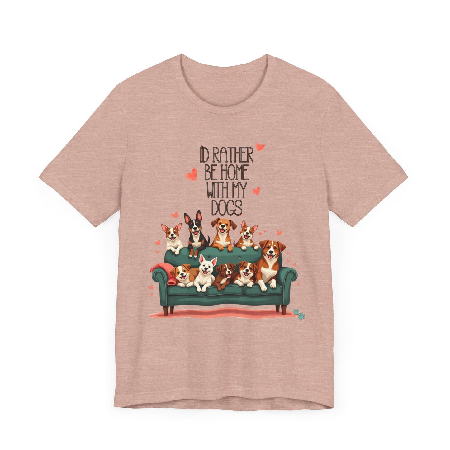 "I'd Rather Be Home with My Dogs – Cozy Dog Lover Design"