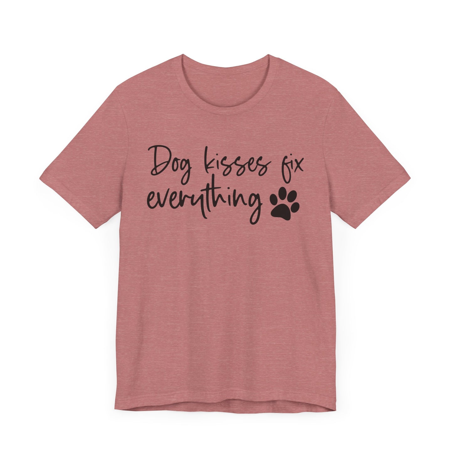 "Dog Kisses Fix Everything – Heartwarming Pet Lover Design"