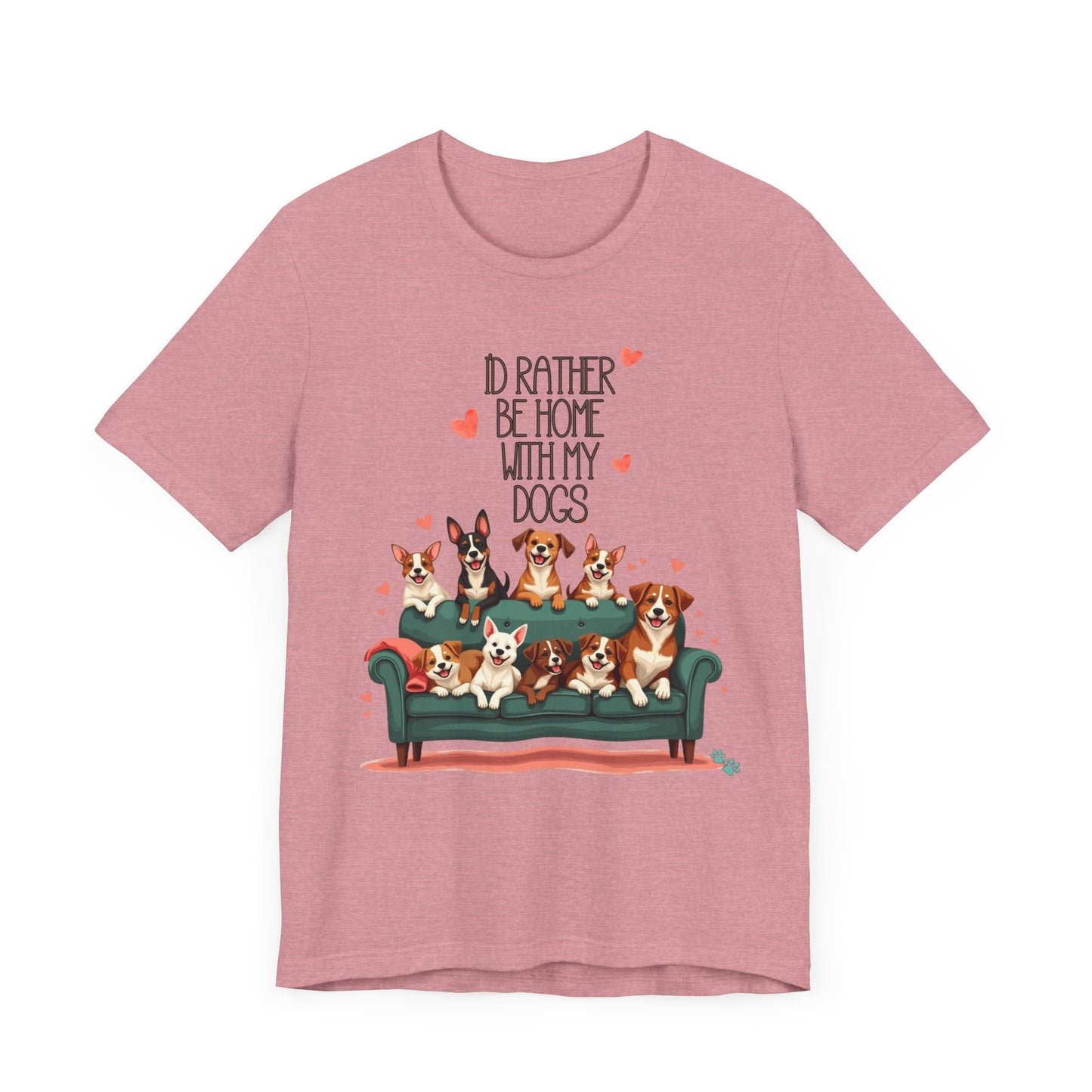 "I'd Rather Be Home with My Dogs – Cozy Dog Lover Design"