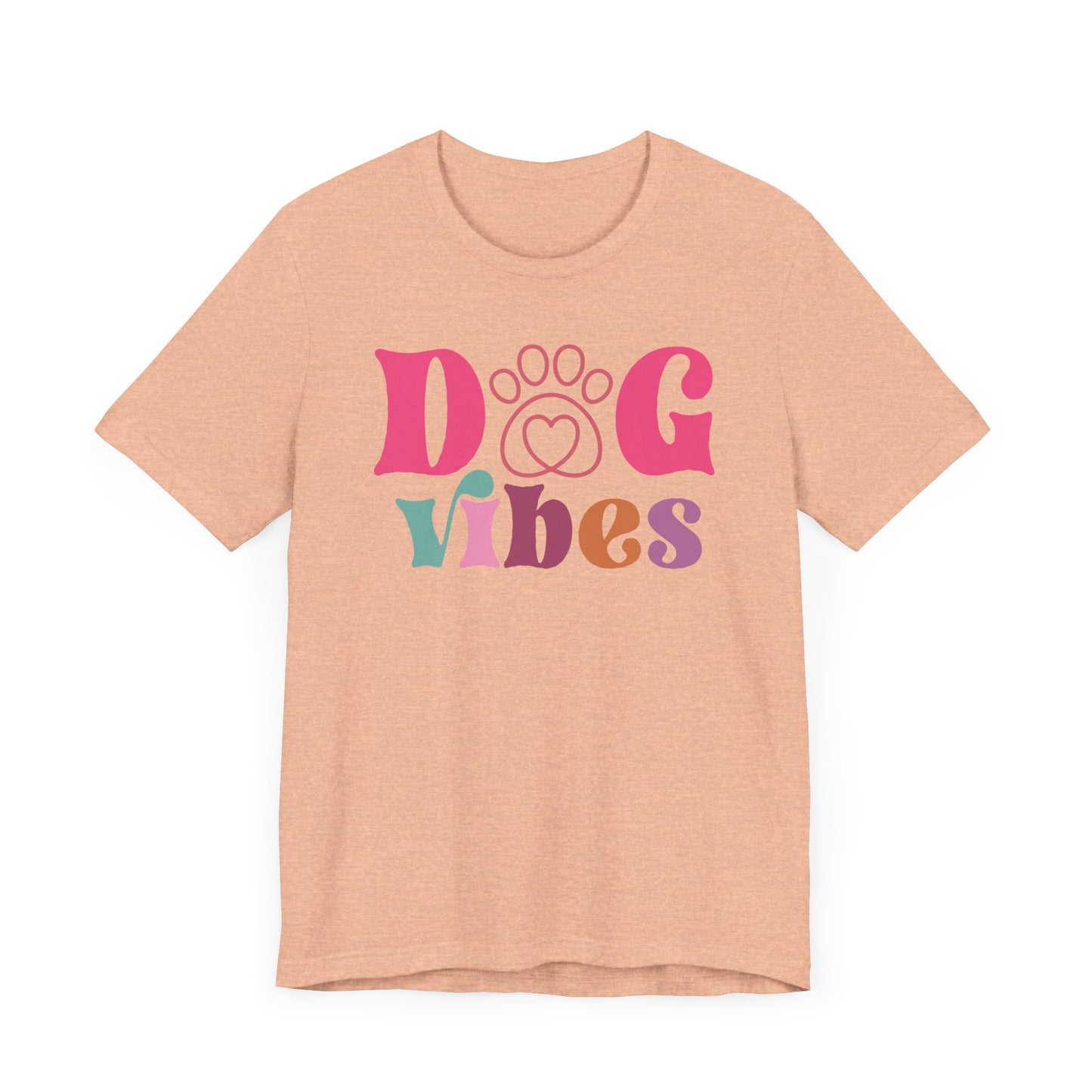 "Dog Vibes – Colorful Retro Dog Lover Design"