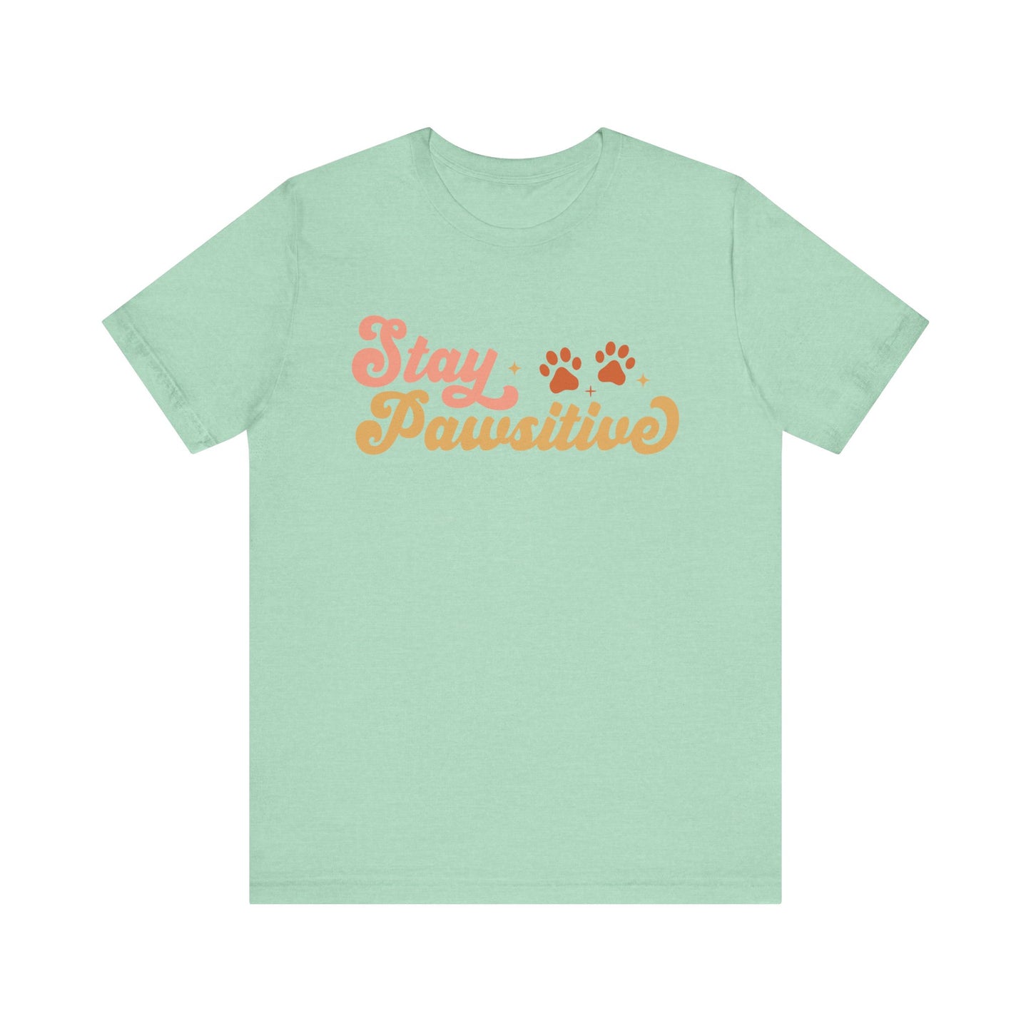 "Stay Pawsitive – Uplifting Dog Lover Design"