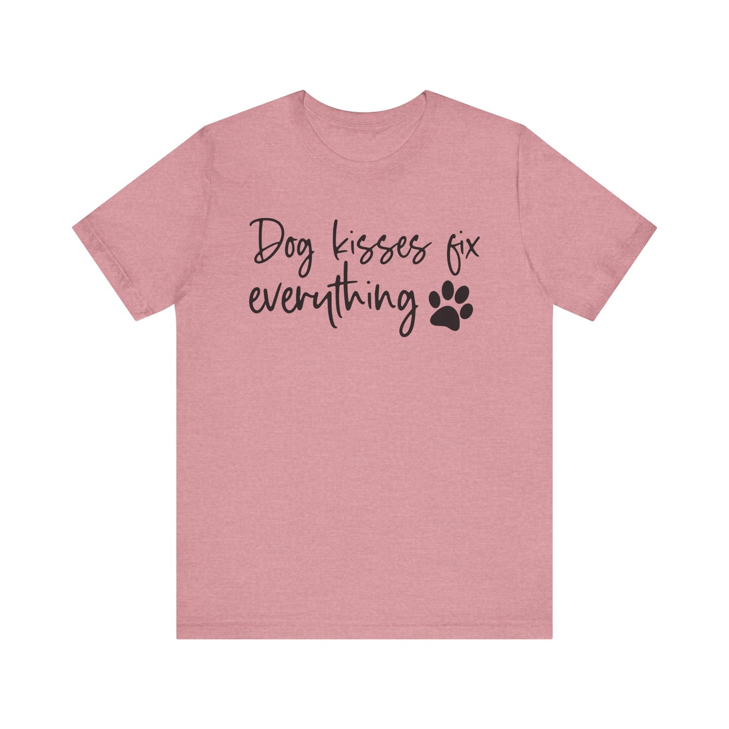 "Dog Kisses Fix Everything – Heartwarming Pet Lover Design"