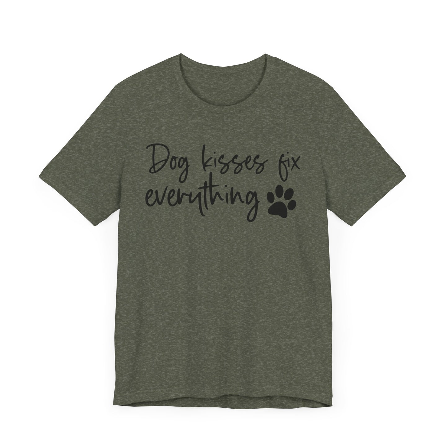 "Dog Kisses Fix Everything – Heartwarming Pet Lover Design"