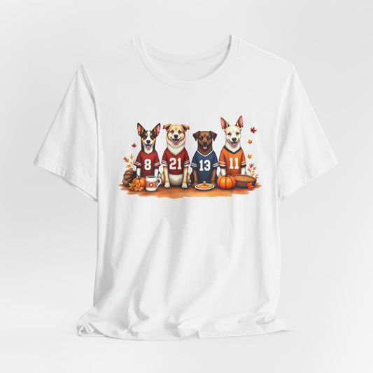 Dog Fall Football Tee -