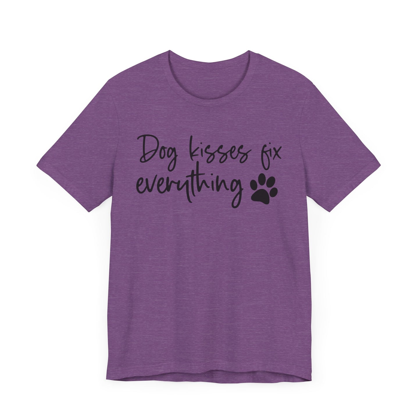 "Dog Kisses Fix Everything – Heartwarming Pet Lover Design"