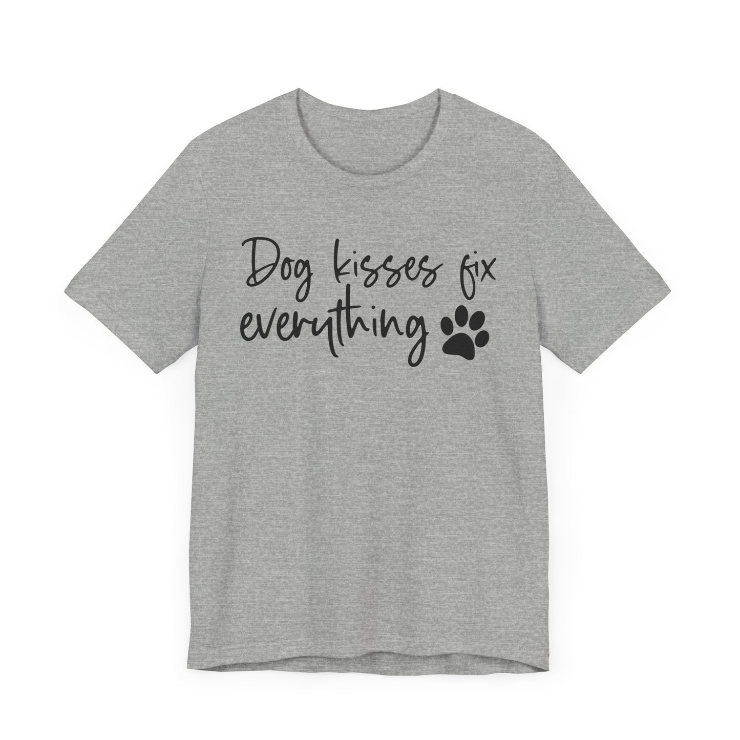 "Dog Kisses Fix Everything – Heartwarming Pet Lover Design"