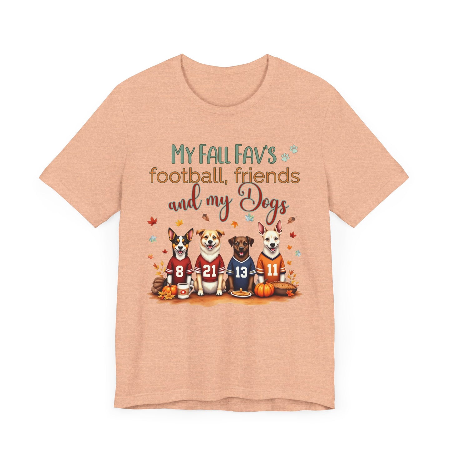 Dog Fall Football Tee -