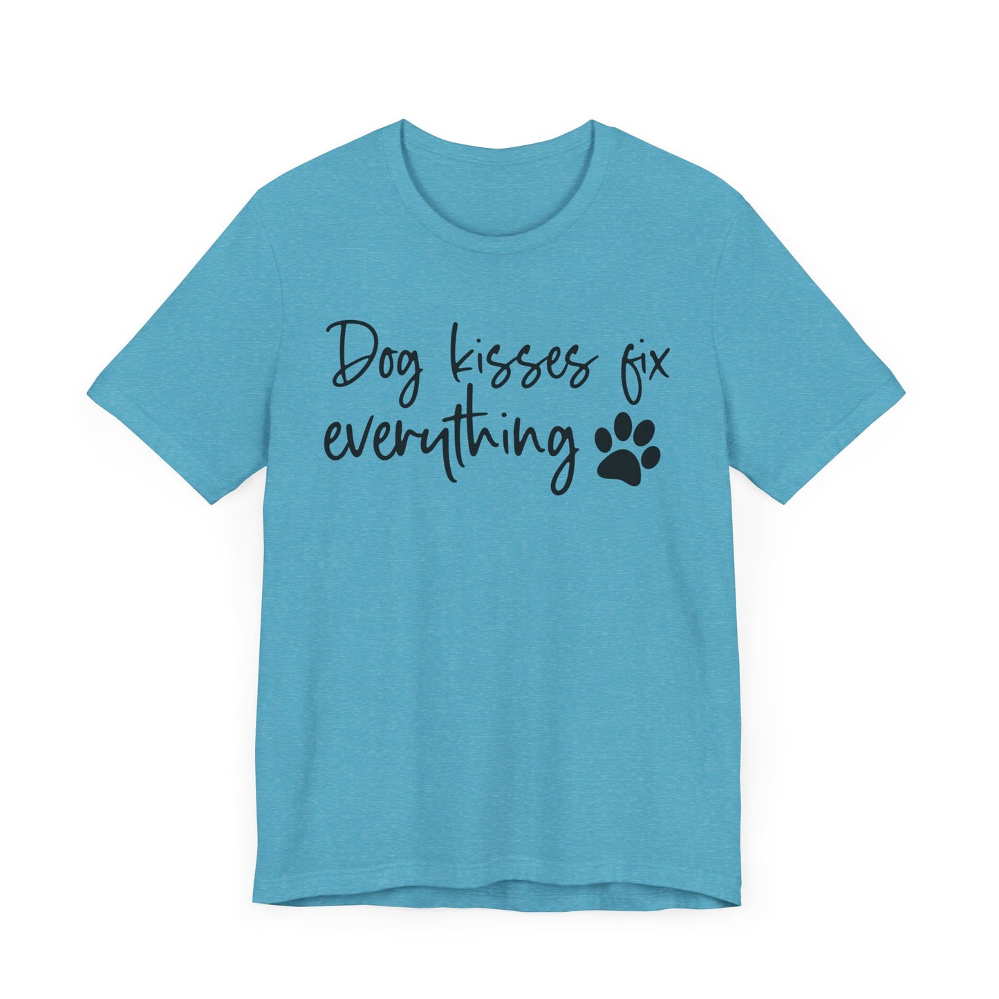 "Dog Kisses Fix Everything – Heartwarming Pet Lover Design"