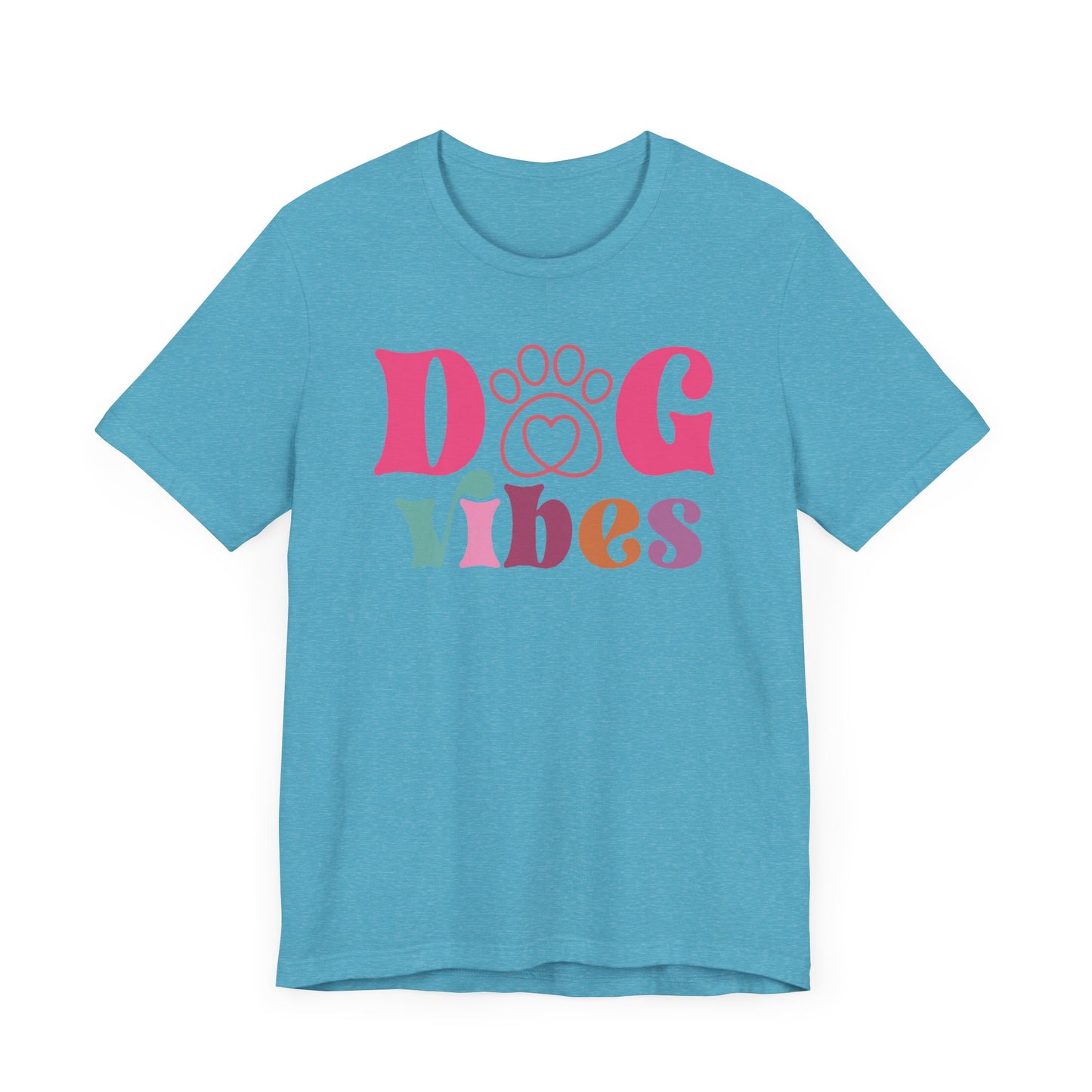 "Dog Vibes – Colorful Retro Dog Lover Design"