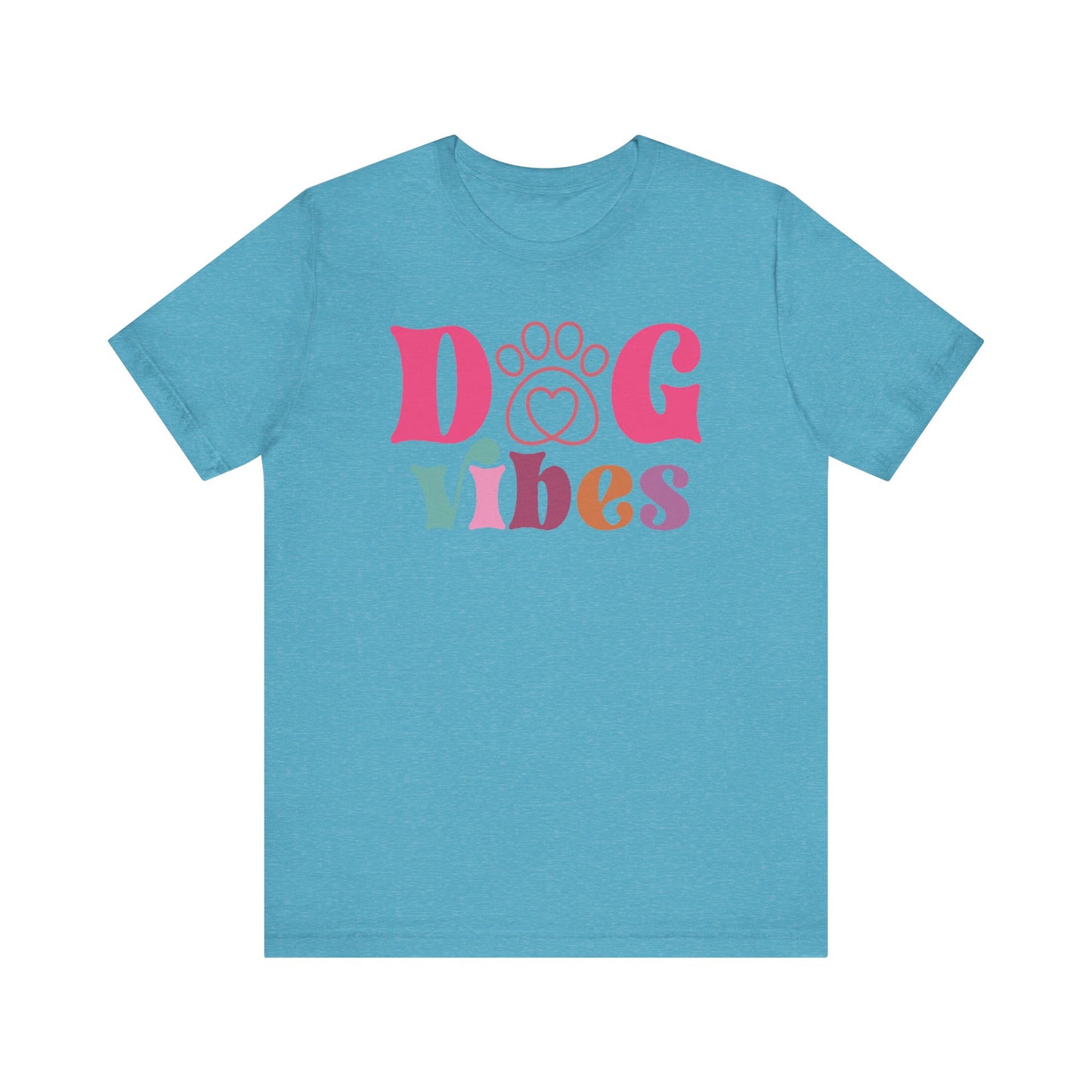 "Dog Vibes – Colorful Retro Dog Lover Design"