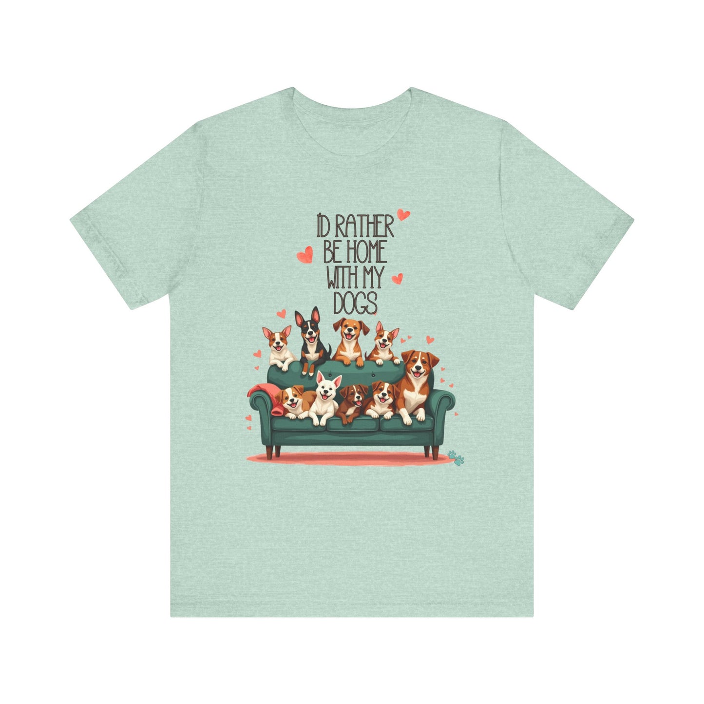 "I'd Rather Be Home with My Dogs – Cozy Dog Lover Design"