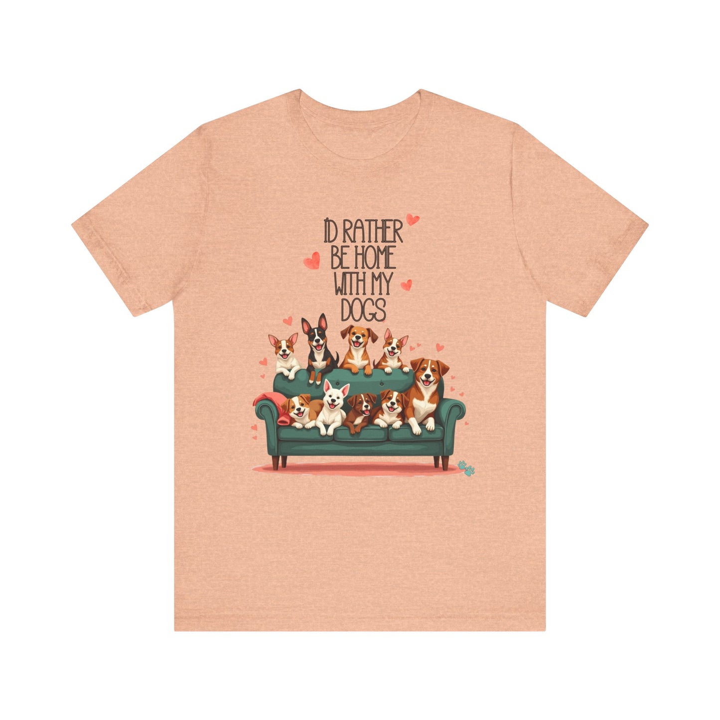 "I'd Rather Be Home with My Dogs – Cozy Dog Lover Design"