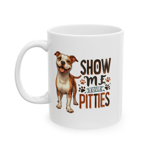 FurEver Friend Mugs: Funny Pitbull(11oz, 15oz)