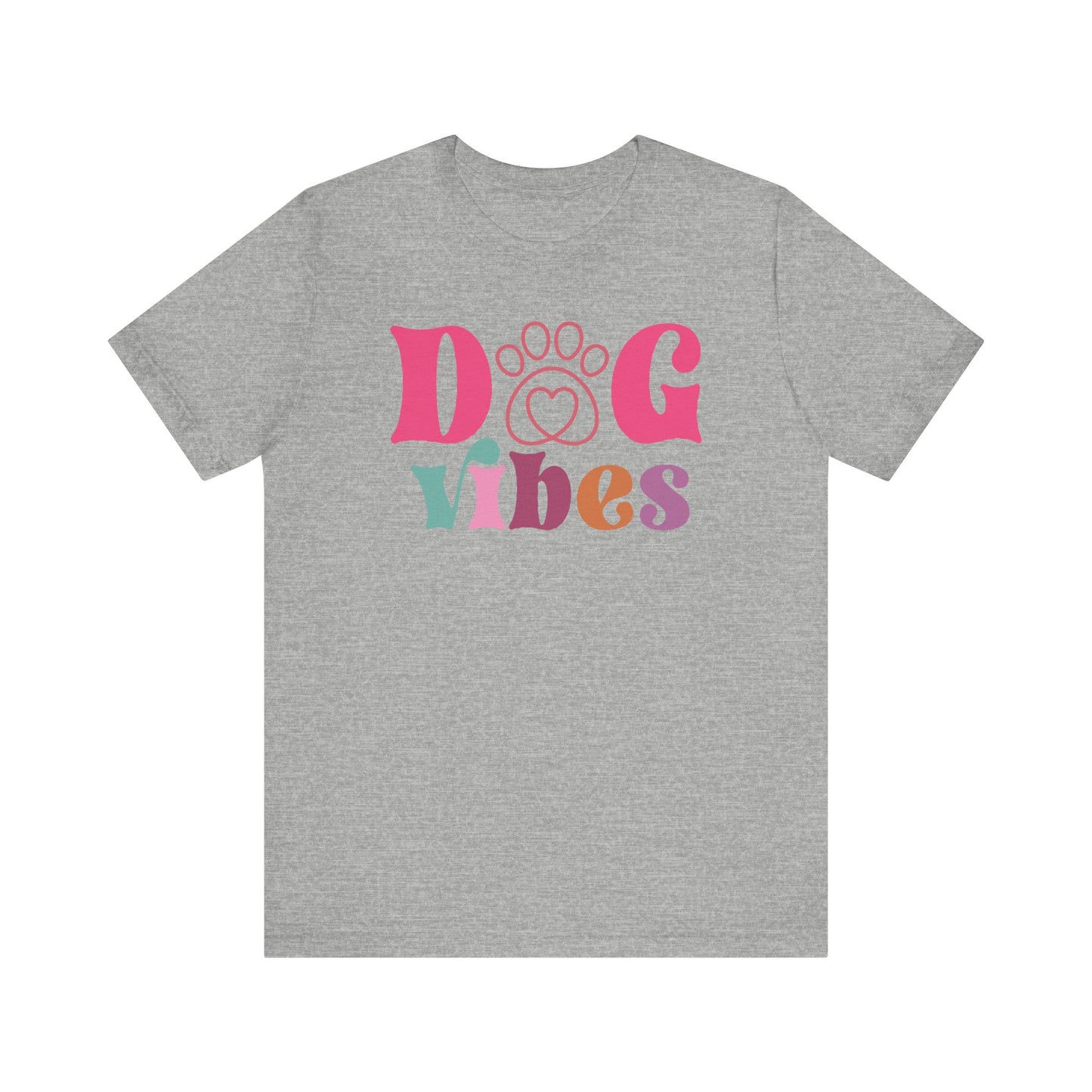 "Dog Vibes – Colorful Retro Dog Lover Design"