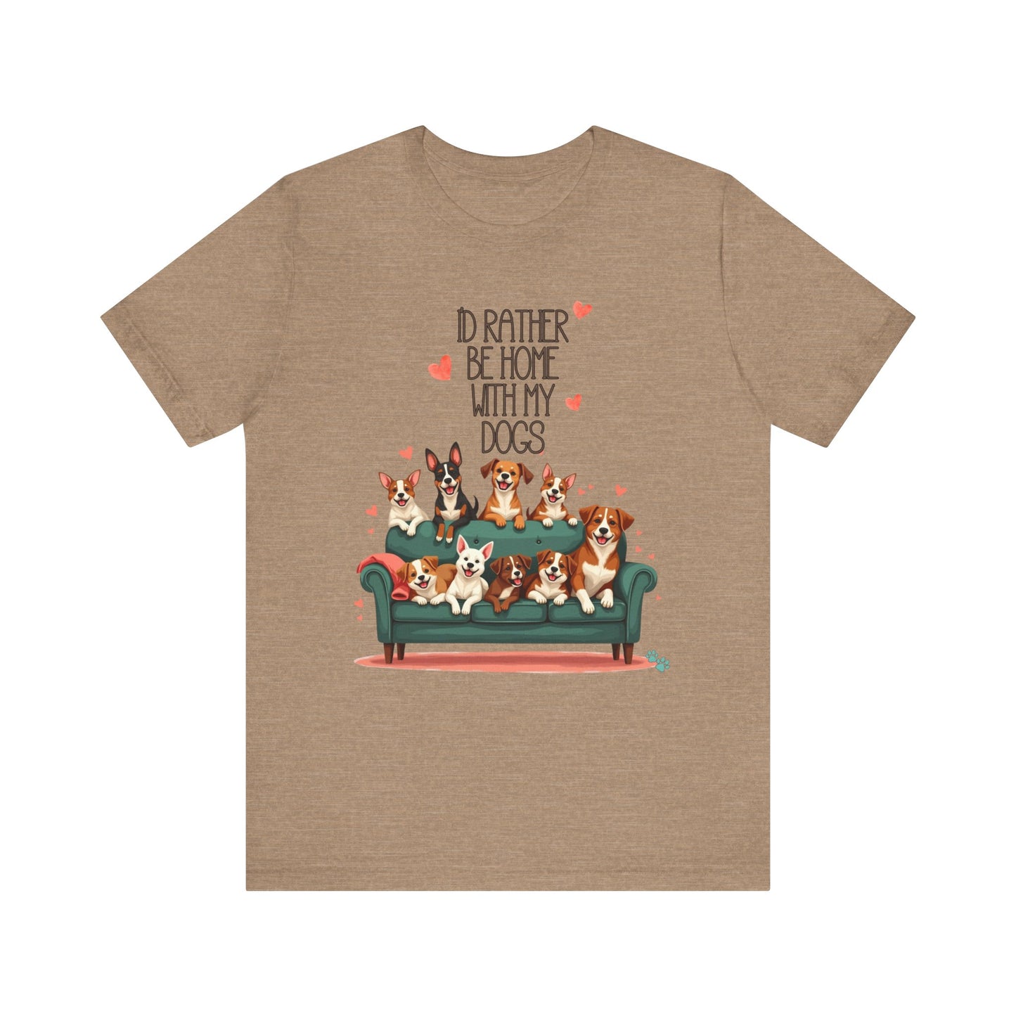 "I'd Rather Be Home with My Dogs – Cozy Dog Lover Design"