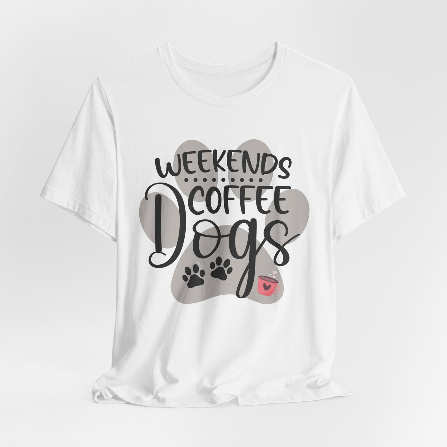 "Weekends, Coffee, and Dogs – Cozy Dog Lover Design"