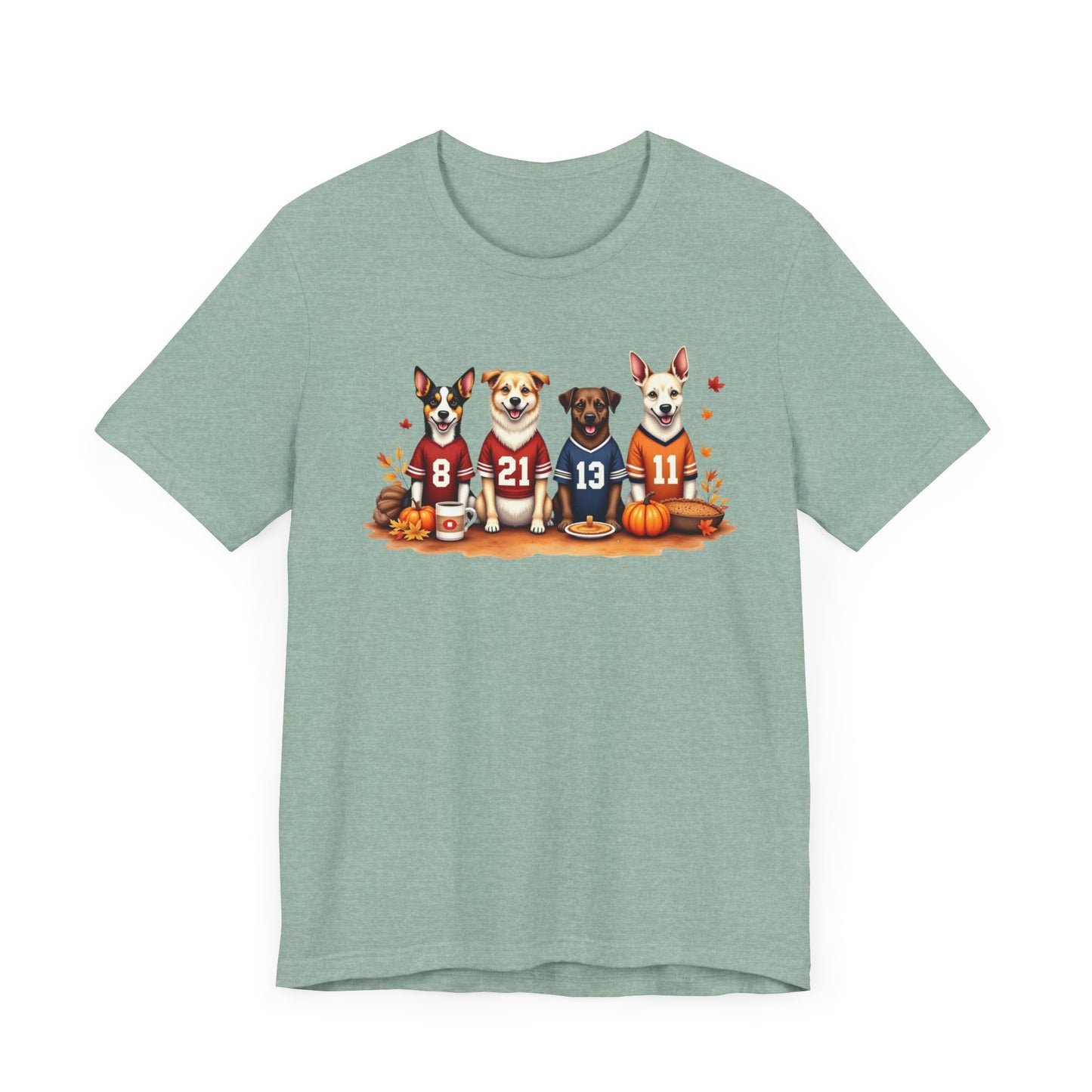 Dog Fall Football Tee -